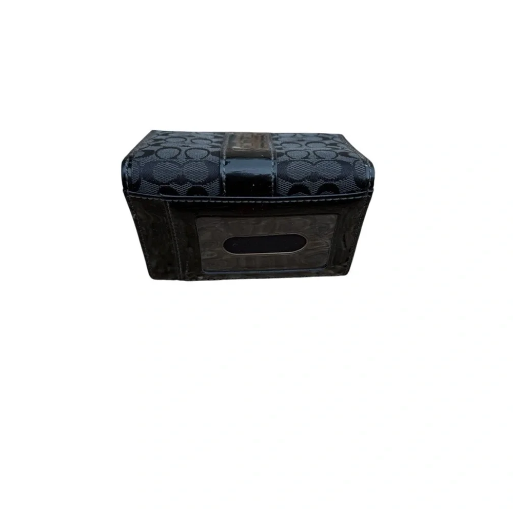 Coach Y2K Black Card Case Wallet